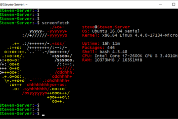 linux screenfetch